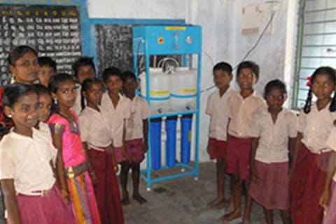 A file photo a RO plant installed at a school in western district of Tamil Nadu