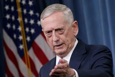 US Defence Secretary Jim Mattis