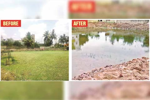 The group deep cleaned the waterbody for two months