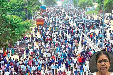 The state should stop handling agitations with bullets