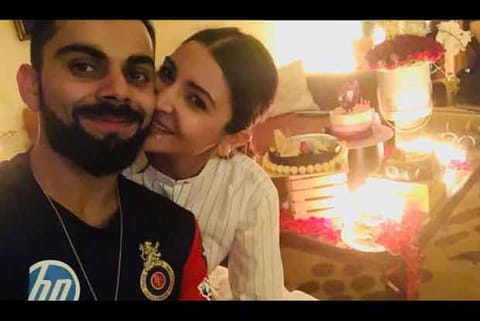 Virat Kolhi and Anushka Sharma