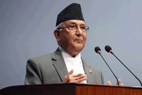 Nepal Prime Minister KP Sharma Oli