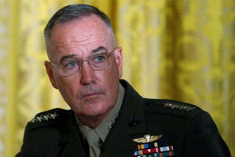 US Joint Chiefs Chairman General Joseph Dunford