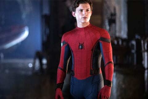 Tom Holland as Spiderman 