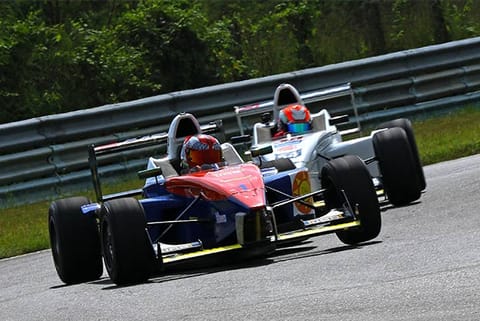 Action during the second and final leg of X1 Racing at MMRT on Sunday