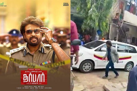 Video of Darbar shooting scenes leaked on social media