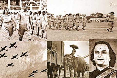Fighter planes were often spotted in the sky during that period and soldiers clicked during a march past