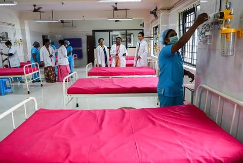 The new TAEI Centre and laminar flow in burns ward at KMC