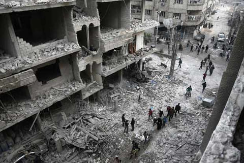 War-ravaged area (File Photo)