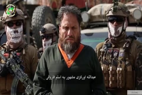 Aslam Farooqui. Image Courtesy: National Directorate of Security Afghanistan