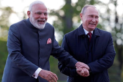 Narendra Modi and Vladimir Putin (File Photo)