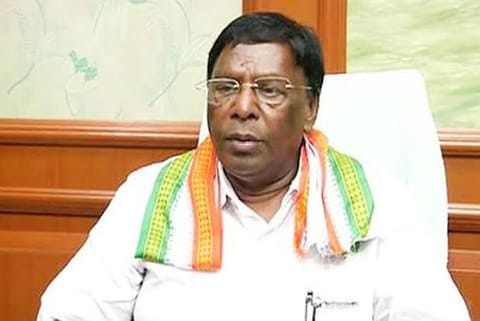 Chief Minister V Narayanasmay