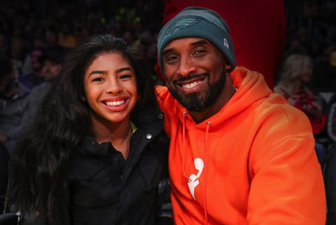 Gianna and Kobe Bryant (Image courtesy: Twitter)