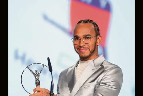 Messi and Hamilton share Laureus World Sportsman of Year honour, Biles gets third award