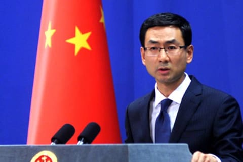 Foreign ministry spokesperson Geng Shuang