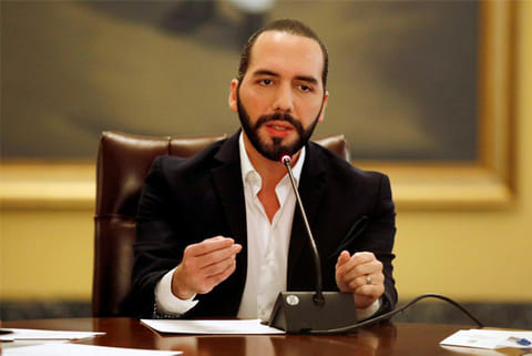 Salvadoran President Nayib Bukele. Photo credit: Reuters
