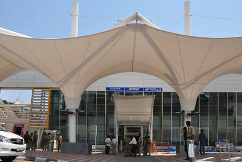 Passengers arriving from abroad are strictly checked at the Coimbatore airport for corona symptoms