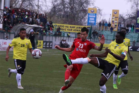 I-League:Match Ended In A Draw Between RKFC and Aizawl FC (Courtesy: Twitter)