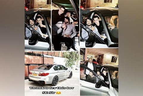 Salman gifts Kichcha Sudeep a luxury car post 'Dabangg 3'