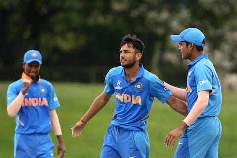 India Under-19 team during its demolition of Japan