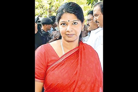 DMK leader Kanimozhi