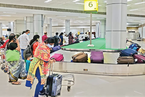 Indians who returned on special flights from abroad on Monday