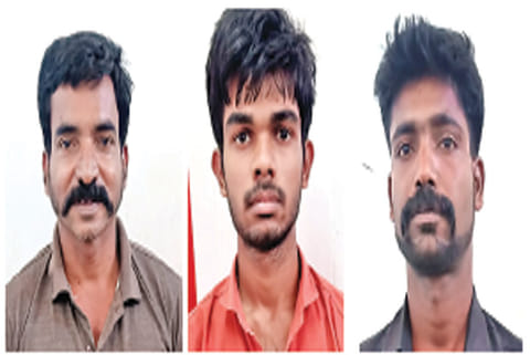 (Left-Right) Xavier Arul, Vijay, Amul Raj