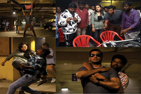 Vishal, Shraddha fight it out in a parking lot