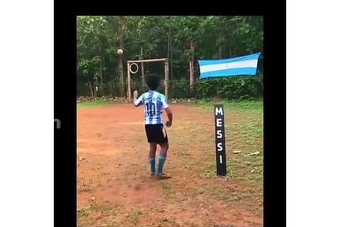 Kerala boy's Messi-esque free kick goes viral