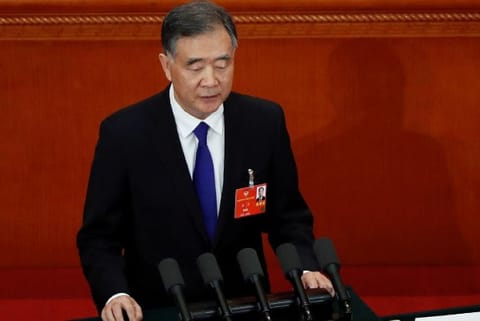 Wang Yang, chairman of the CPPCC National Committee. Image Courtesy: Reuters