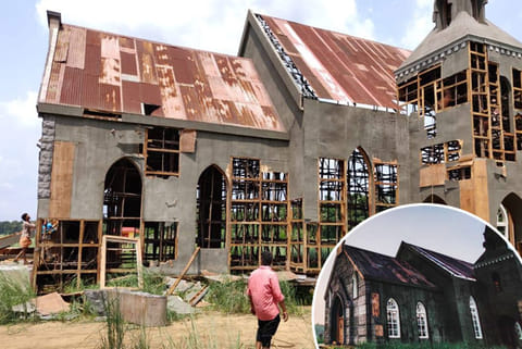 Right-wing group in Kerala vandalises 'Church' film set built near temple