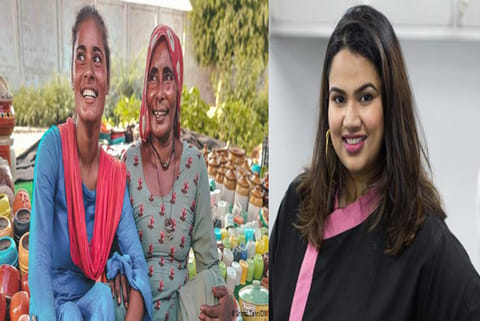 Local artisans at Gurgaon's Banjara Market; Pastry chef Pooja Dhingra