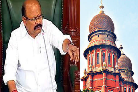 Deputy Speaker Pollachi V Jayaraman; Madras High Court