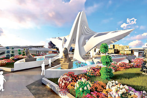 The model of Jayalalithaa?s memorial in Chennai