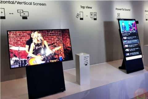 Source: Twitter; Samsung 'Sero' TV