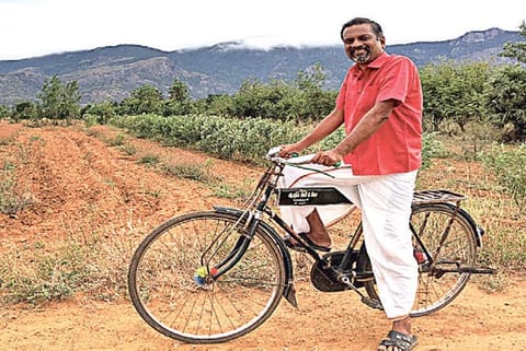 Sridhar Vembu, Founder, CEO, in Tenkasi, home to one of Zoho?s development centres