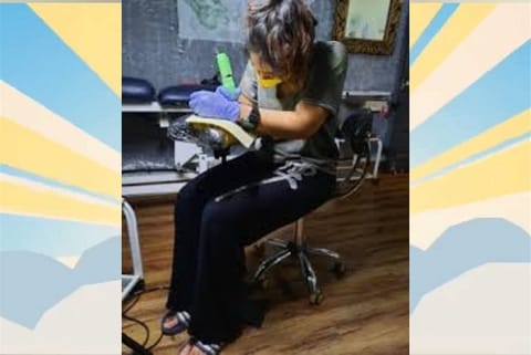 Aamir Khan's daughter Ira turns tattoo artist