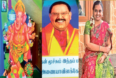 A 7-foot tall idol of Ganesha; Kolam tribute to late singer SPB; Nandhini Venkatesh