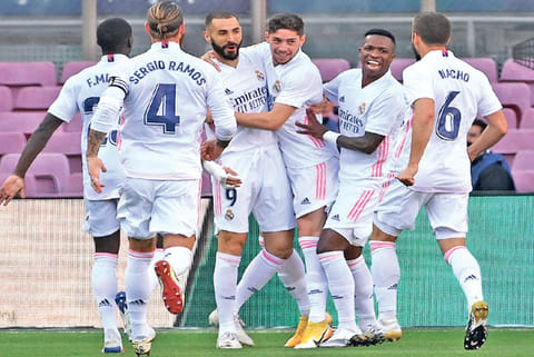 Real Madrid returned to winning ways with a victory over Barcelona