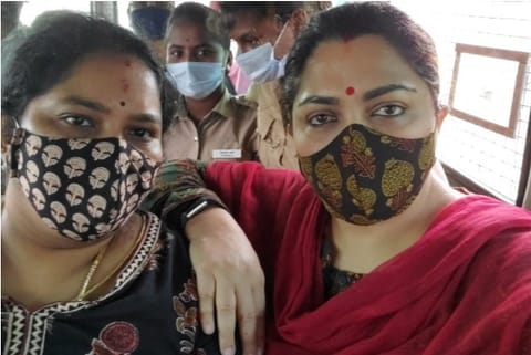 Source: Twitter; Kushbhu was arrested for violating the prohibitory order to conduct the unlawful assembly