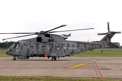 A file photo of the AgustaWestland AW101 VVIP helicopters
