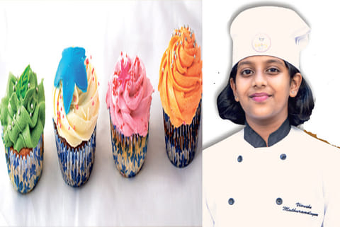 Apart from cupcakes, Vinusha also make brownies and sandwiches; Vinusha MK