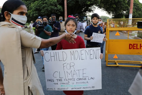 'Planet is dying', India's 8-year-old climate crusader warns