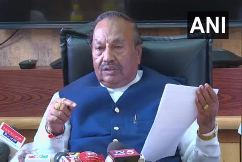 Karnataka Rural Development Minister K S Eshwarappa