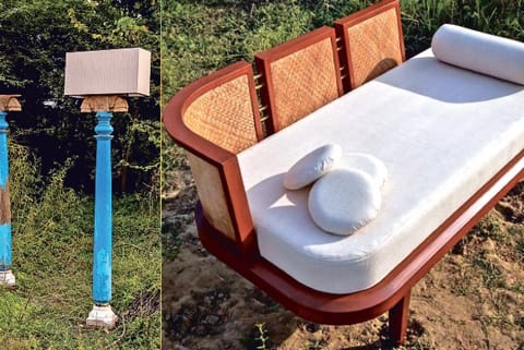 kongu lamp, Thinnai day bed