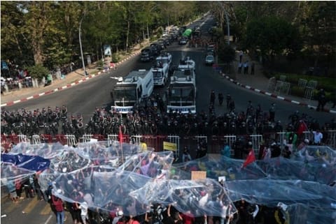 File photo: Protests in Myanmar