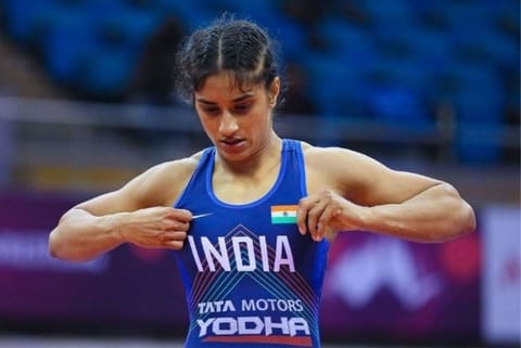 Photo from Vinesh Phogat's official Instagram handle