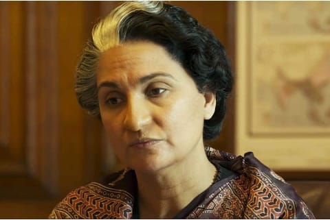 Lara Dutta as Indira Gandhi in Bell Bottom movie (File Photo)