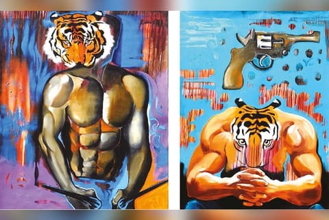 Paintings by Natesh Muthuswamy