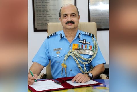 Air Chief Marshal Vivek Ram Chaudhari (Image credit: PTI)